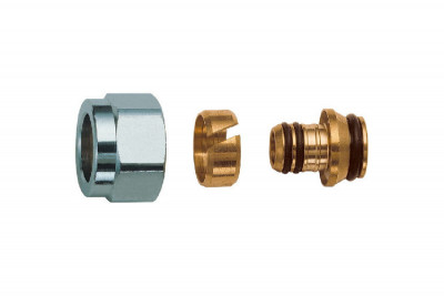 Евроконус с накидной гайкой FAR  16x2 обжим