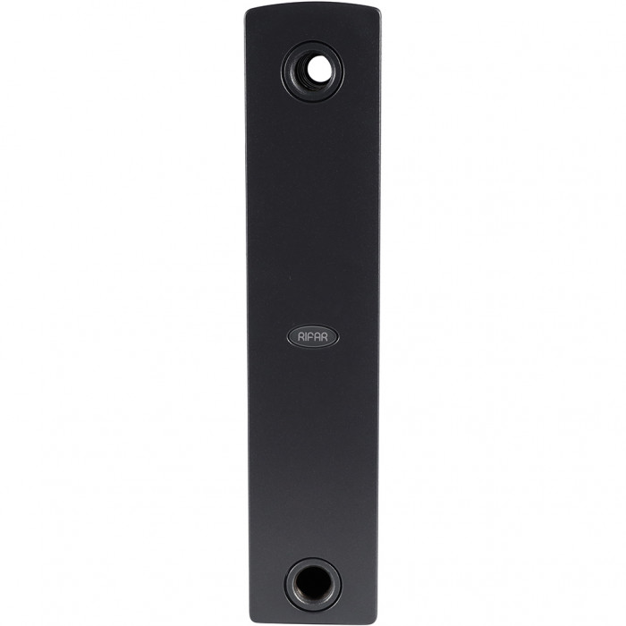 Биметаллический радиатор RIFAR SUPReMO 350, 6 секций, боковое подключение, черный