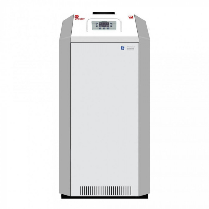 Напольный газовый котел Лемакс CLEVER - 55, атмосферный, одноконтурный