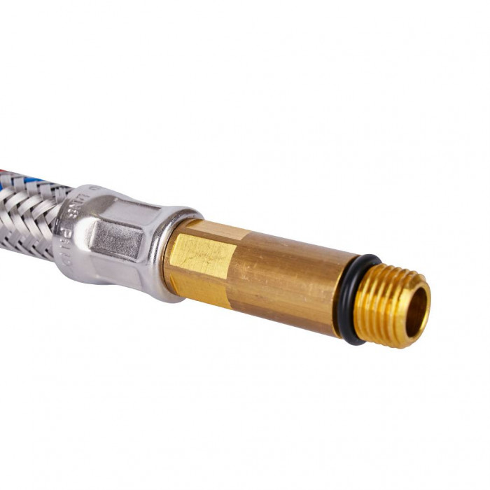 STOUT SHF-1035 Гибкая подводка для воды M 10 (35мм) х ВР 1/2, длина 1200 мм