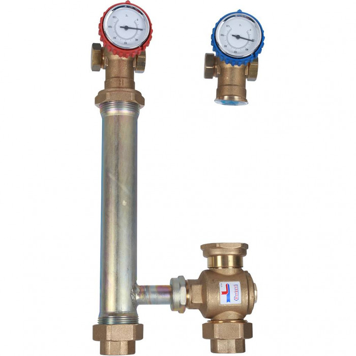 Насосная группа STOUT SDG-0014 для твердотопливных котлов 1 без насоса