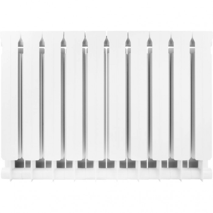 Биметаллический радиатор Global STYLE EXTRA 500, 10 секций, боковое подключение, белый