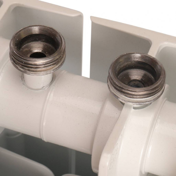 Биметаллический радиатор RIFAR SUPReMO VENTIL 500, 8 секций, нижнее правое подключение, белый