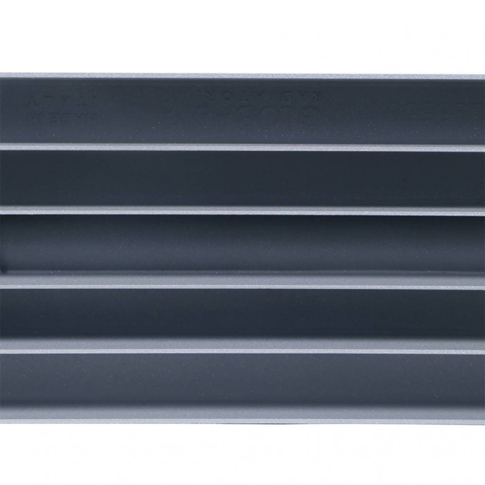 Биметаллический радиатор Global STYLE PLUS 500, 4 секций, боковое подключение, серый