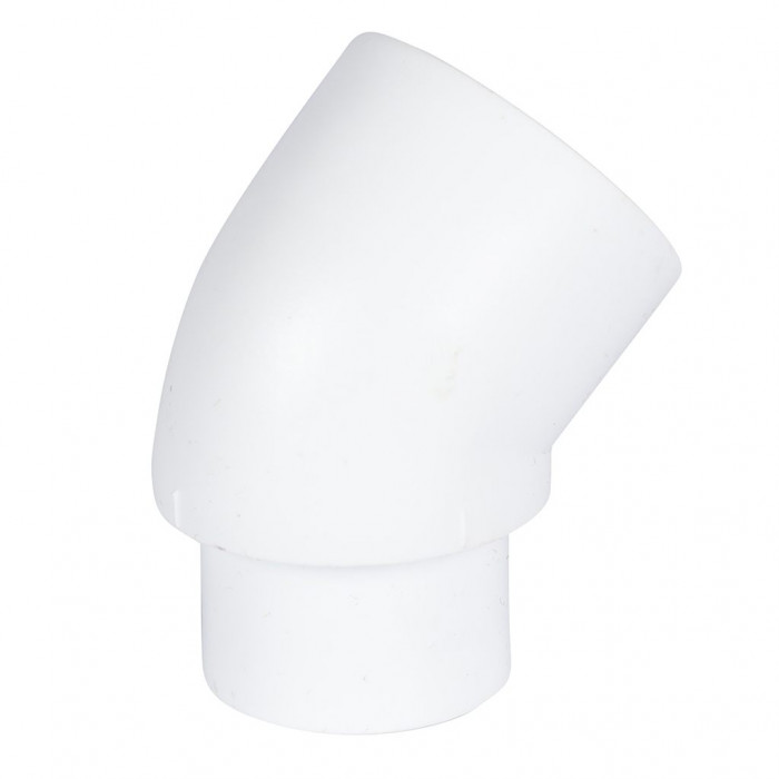Политэк 9422002545 Политэк d=25 Угольник 45* внутр./наруж. для полипропиленовых труб под сварку (цвет белый)