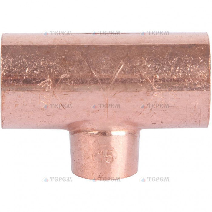 Sanha 5130 тройник ВП, медь 22x15x22, для медных труб под пайку