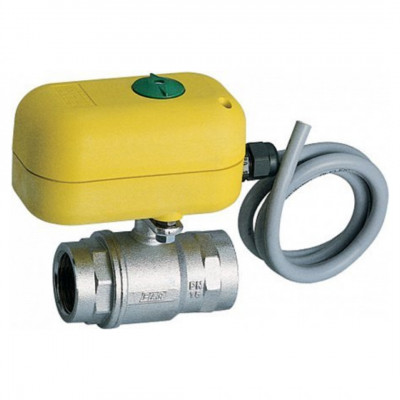 Кран двухходовой FAR Кран ВВ 1/2&quot; ZonaFAR 2-ход с сервоприводом 220V 40 сек(1-Ж-2)