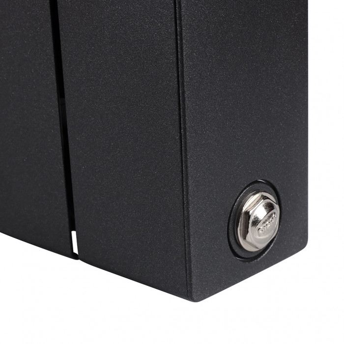 Биметаллический радиатор RIFAR SUPReMO VENTIL 350, 14 секций, нижнее правое подключение, черный