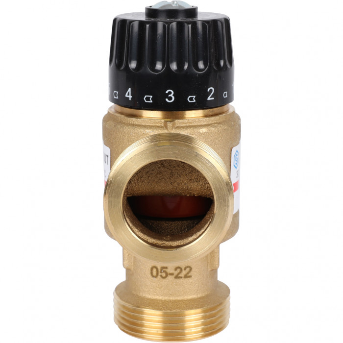 STOUT Термостатический смесительный клапан для систем отопления и ГВС 1 1/4 НР 30-65°С KV 3,5