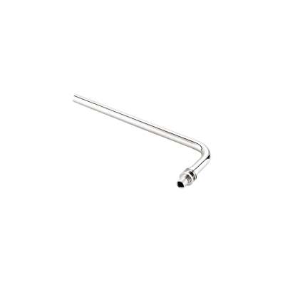 Трубка приборная RTP Г-образная аксиальная, латунь,16х500, хромированная