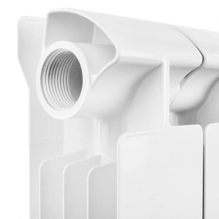 Биметаллический радиатор Global STYLE EXTRA 500, 12 секций, нижнее правое подключение, белый