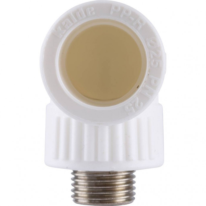 Угольник Kalde с наружной резьбой 25x1/2 для полипропиленовых труб