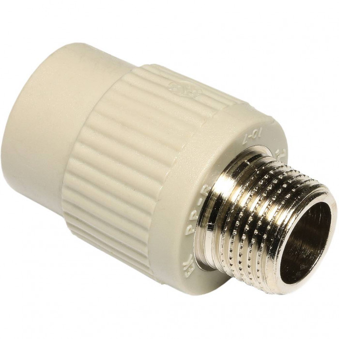 SZE03232OKRCT (SZE03232OK) Ekoplastik ППР муфта с наруж. металл. резьбой 32х1 с многогран.
