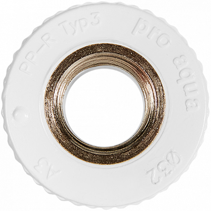 Pro Aqua PA22015P Pro Aqua d=32-1/2 PP-R Муфта комбинированная ВР Белая