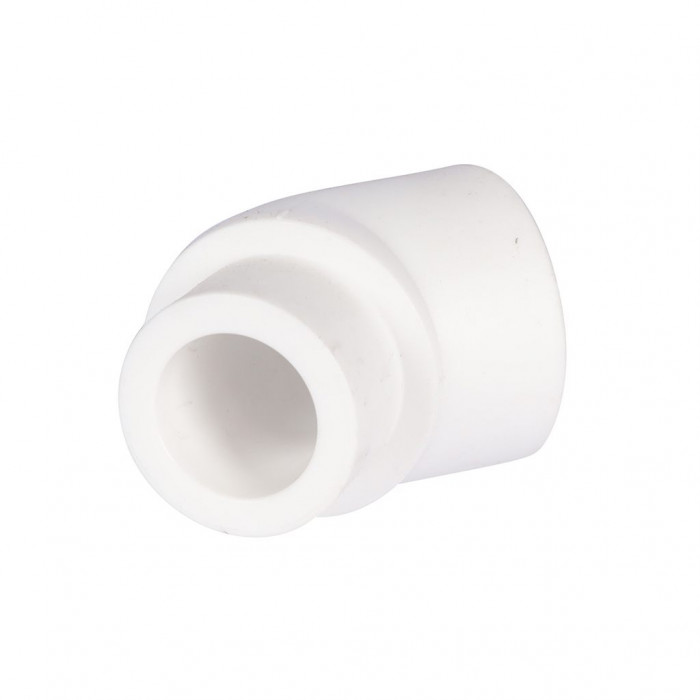 Политэк 9422003245 Политэк d=32 Угольник 45* внутр./наруж. для полипропиленовых труб под сварку (цвет белый)