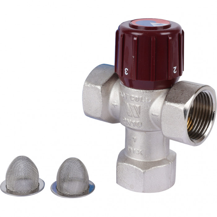 Терморегулирующий подмешивающий клапан Watts AM6111C1 1 AQUAMIX 32-50C 1 IG