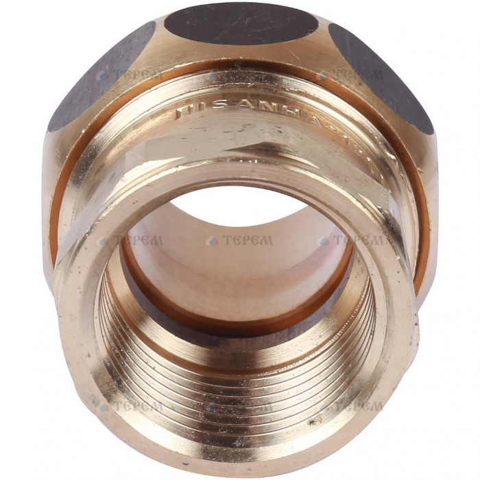 Sanha 4340g сгон ВП-ВР, бронза, самоуплотняющийся 28x1, для медных труб под пайку