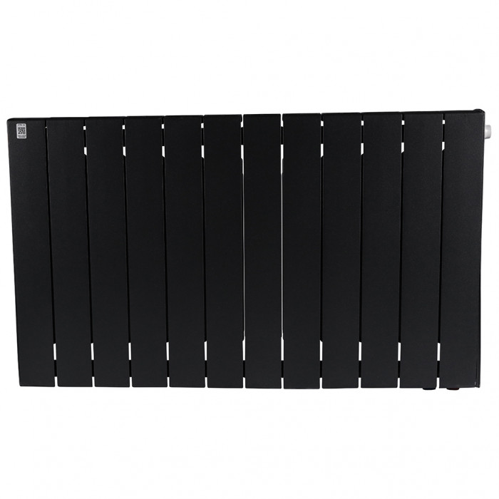 Биметаллический радиатор RIFAR SUPReMO VENTIL 500, 12 секций, нижнее правое подключение, черный