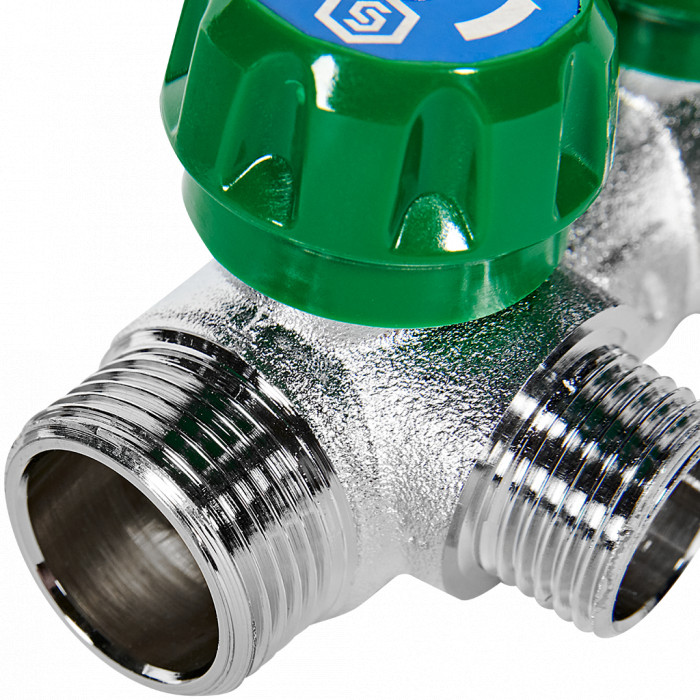 STOUT SMB-6850-341202 STOUT Коллектор регулирующий 3/4", 2 отвода 1/2"