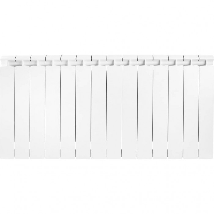 Биметаллический радиатор Global STYLE EXTRA 500, 14 секций, боковое подключение, белый