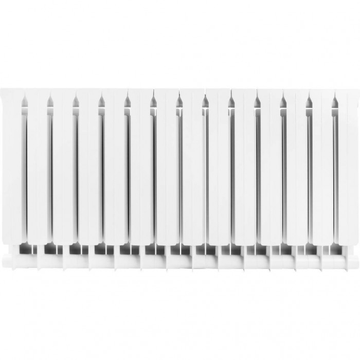 Биметаллический радиатор Global STYLE EXTRA 500, 14 секций, боковое подключение, белый