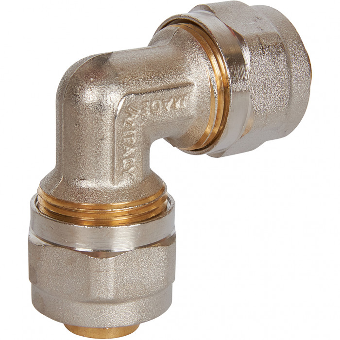 STOUT Угольник 90° 20х20 для металлопластиковых труб винтовой