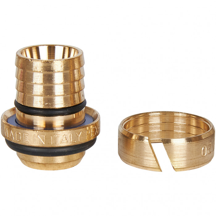 STOUT Угольник 90° 20х20 для металлопластиковых труб винтовой