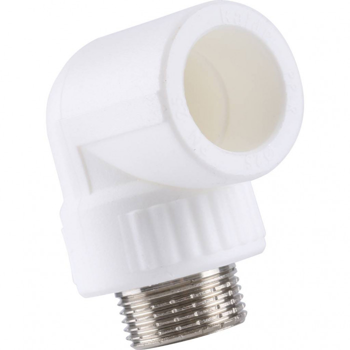 Угольник Kalde с наружной резьбой 25x3/4 для полипропиленовых труб