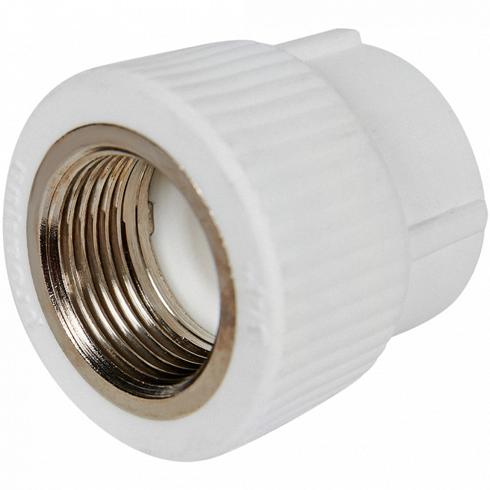 Pro Aqua PA22014P Pro Aqua d= 25-3/4 PP-R Муфта комбинированная ВР Белая