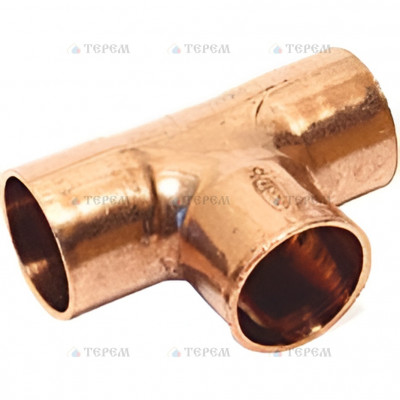 Sanha 5130 тройник ВП, медь 22x18x18, для медных труб под пайку