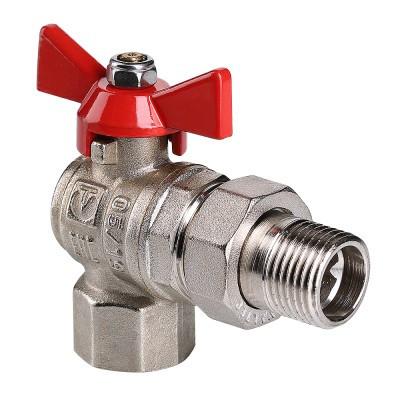 Valtec VT.228.N.04 Кран шаровой VALTEC BASE угловой с полусгоном 1/2"