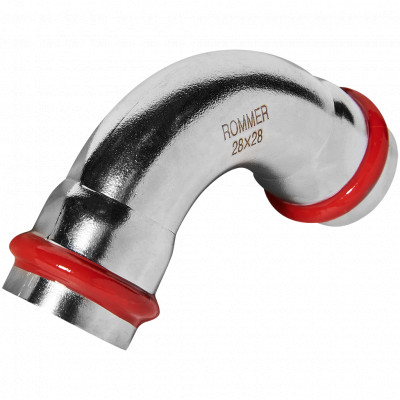 ROMMER RSS-0003-000028 ROMMER Угольник 90°-ВПр, 28, из нержавеющей стали прессовой