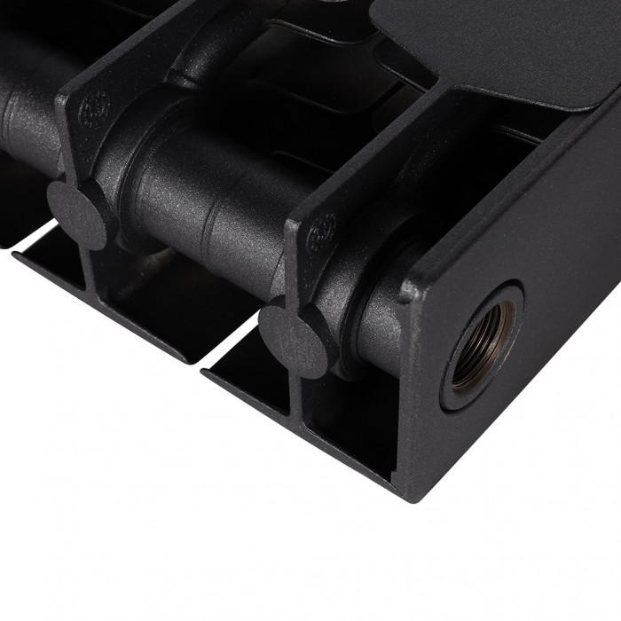 Биметаллический радиатор RIFAR SUPReMO 350, 6 секций, боковое подключение, черный