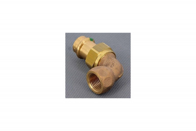 Угол с разъемным соединением пайка-В с коническим уплотнением VIEGA 18х1/2&quot;