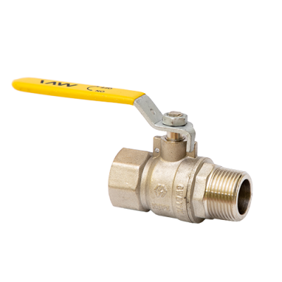 Кран Газовый MVI 1/2&quot;внутренняя-наружная, ручка рычаг