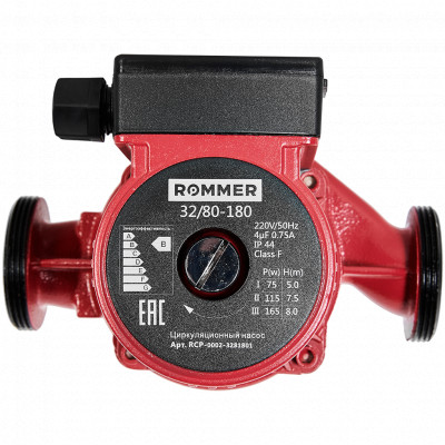 Циркуляционный насос Rommer 32/80-180