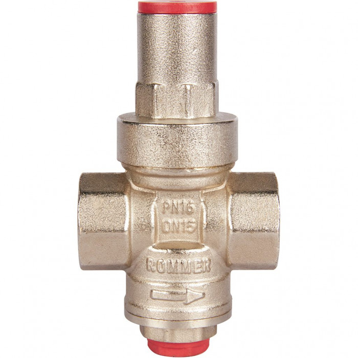 ROMMER RVS-0010-000015 ROMMER Редуктор давления PN16 вн/вн 1/2 с выходом под манометр