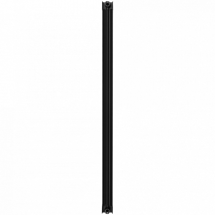 Алюминиевый радиатор STOUT Oscar 1800, 4 секций, боковое подключение, черный