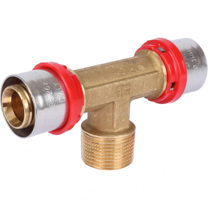 TIEMME Тройник с наружной резьбой 26x3/4''x26