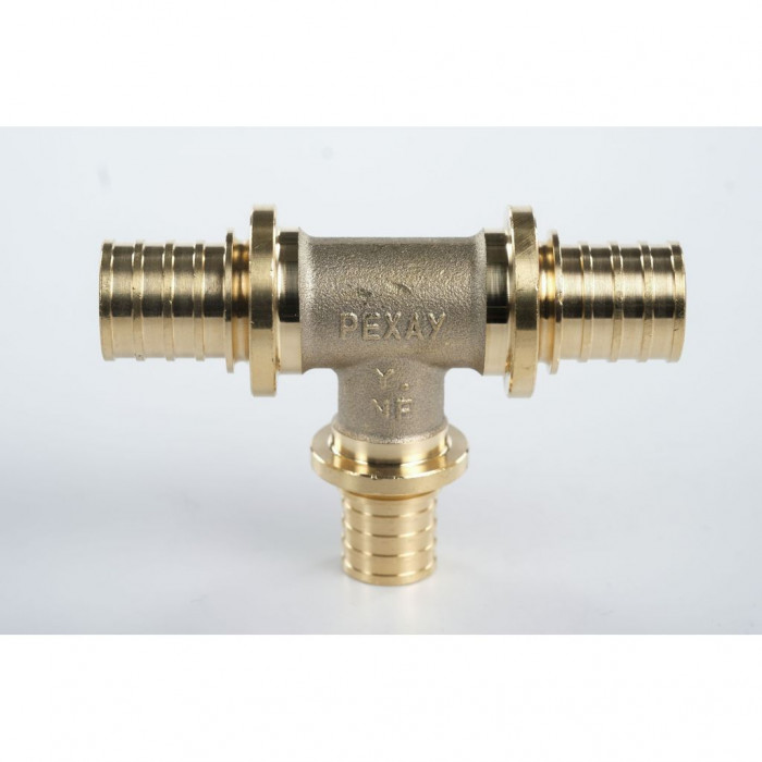 Тройник REHAU с уменьшенным боковым проходом 20-16-20 MX для труб из сшитого полиэтилена аксиальный