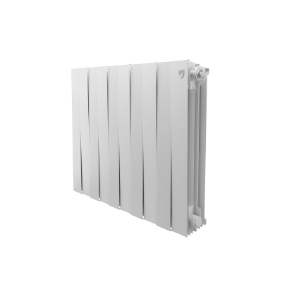 Биметаллический радиатор Royal Thermo PianoForte 500, 10 секций, боковое подключение, белый