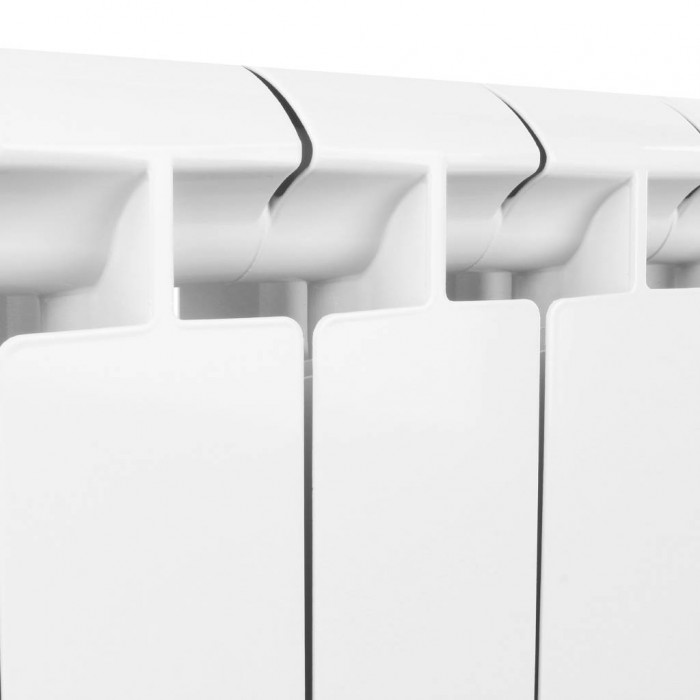 Биметаллический радиатор Global STYLE EXTRA 500, 14 секций, нижнее правое подключение, белый