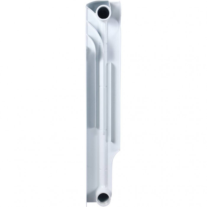 Биметаллический радиатор ROMMER Plus BM 500, 12 секций, боковое подключение, белый