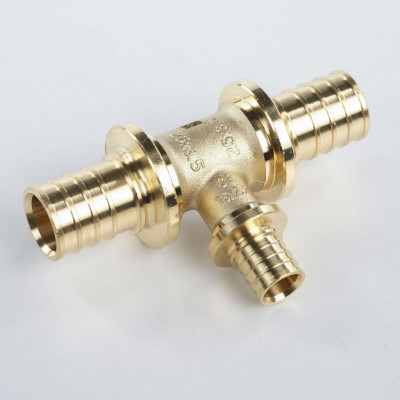 Тройник REHAU с уменьшенным боковым проходом 25-16-25 MX для труб из сшитого полиэтилена аксиальный