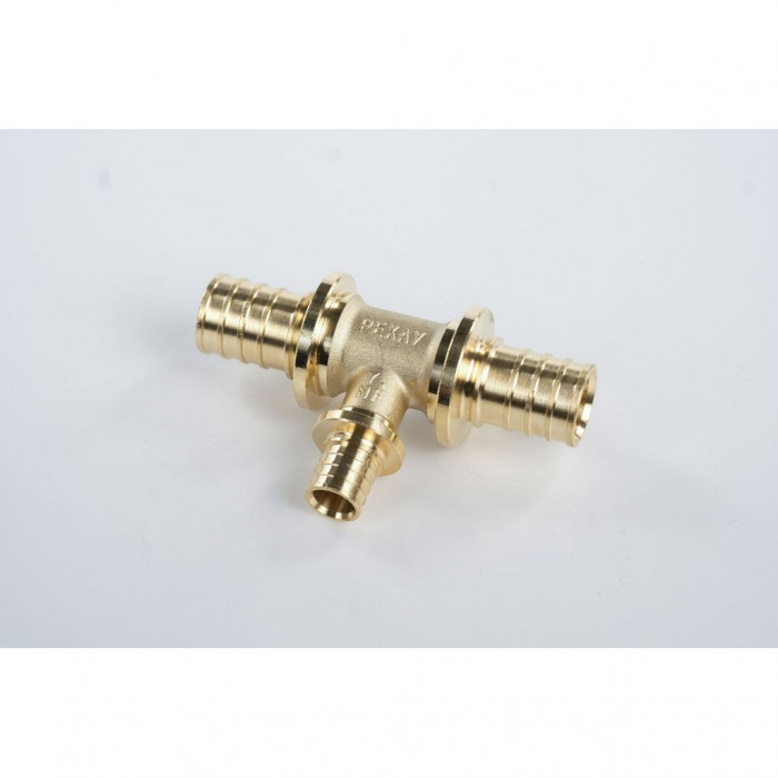 Тройник REHAU с уменьшенным боковым проходом 25-16-25 MX для труб из сшитого полиэтилена аксиальный