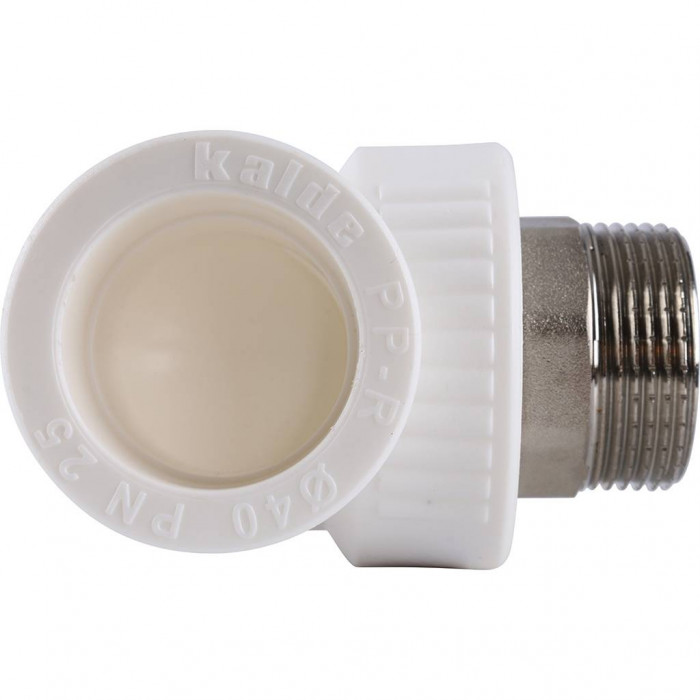 Угольник Kalde с наружной резьбой 40x1 1/4 для полипропиленовых труб