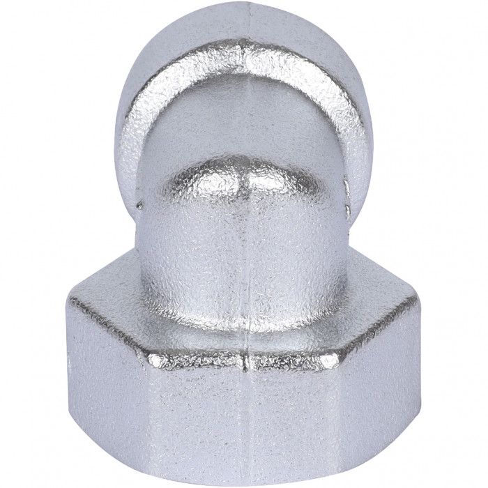 Переходник угловой FAR хром., 3/4 ВР х 1/2 ВР