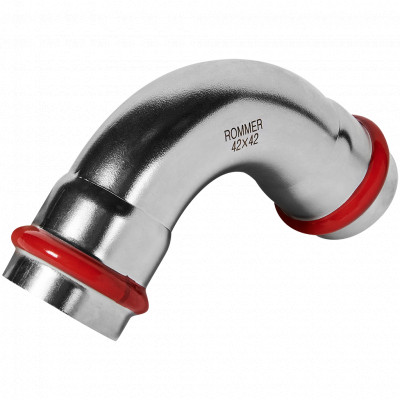 ROMMER RSS-0003-000042 ROMMER Угольник 90°-ВПр, 42, из нержавеющей стали прессовой