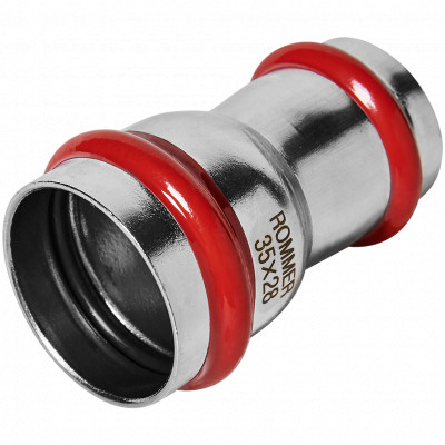 ROMMER RSS-0018-003528 Муфта переходная, 35х28, из нержавеющей стали прессовой