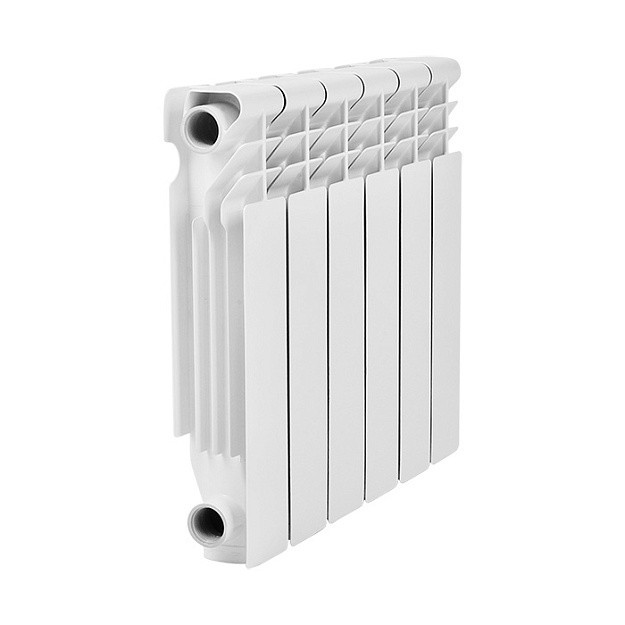 Биметаллический радиатор Smart Install biEasy One 350, 10 секций, боковое подключение, белый